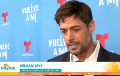 William Levy no pudo contener su emoción y se emocionó hasta las lágrimas durante una entrevista en vivo (Foto: Hoy Día / Instagram)