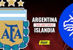 Canales de TV para ver Argentina vs. Islandia: horarios del amistoso