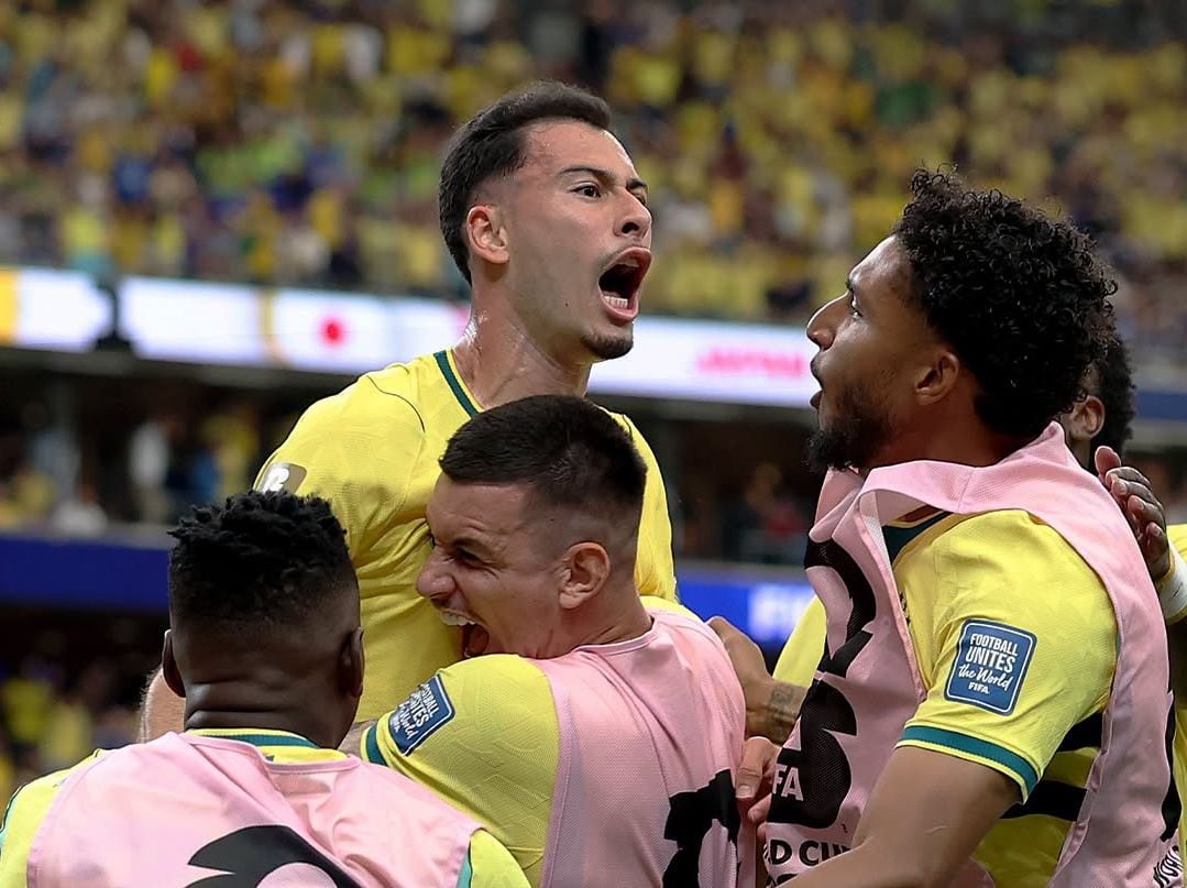Marttinelli fue el héroe de la jornada, con su agónico gol. (Foto: Selección de Brasil)