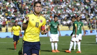 Colombia venció 3-2 a Bolivia en La Paz por Eliminatorias Rusia 2018