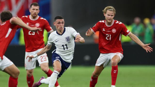 Inglaterra igualó 1-1 con Dinamarca y lidera el Grupo D de la Eurocopa 2024