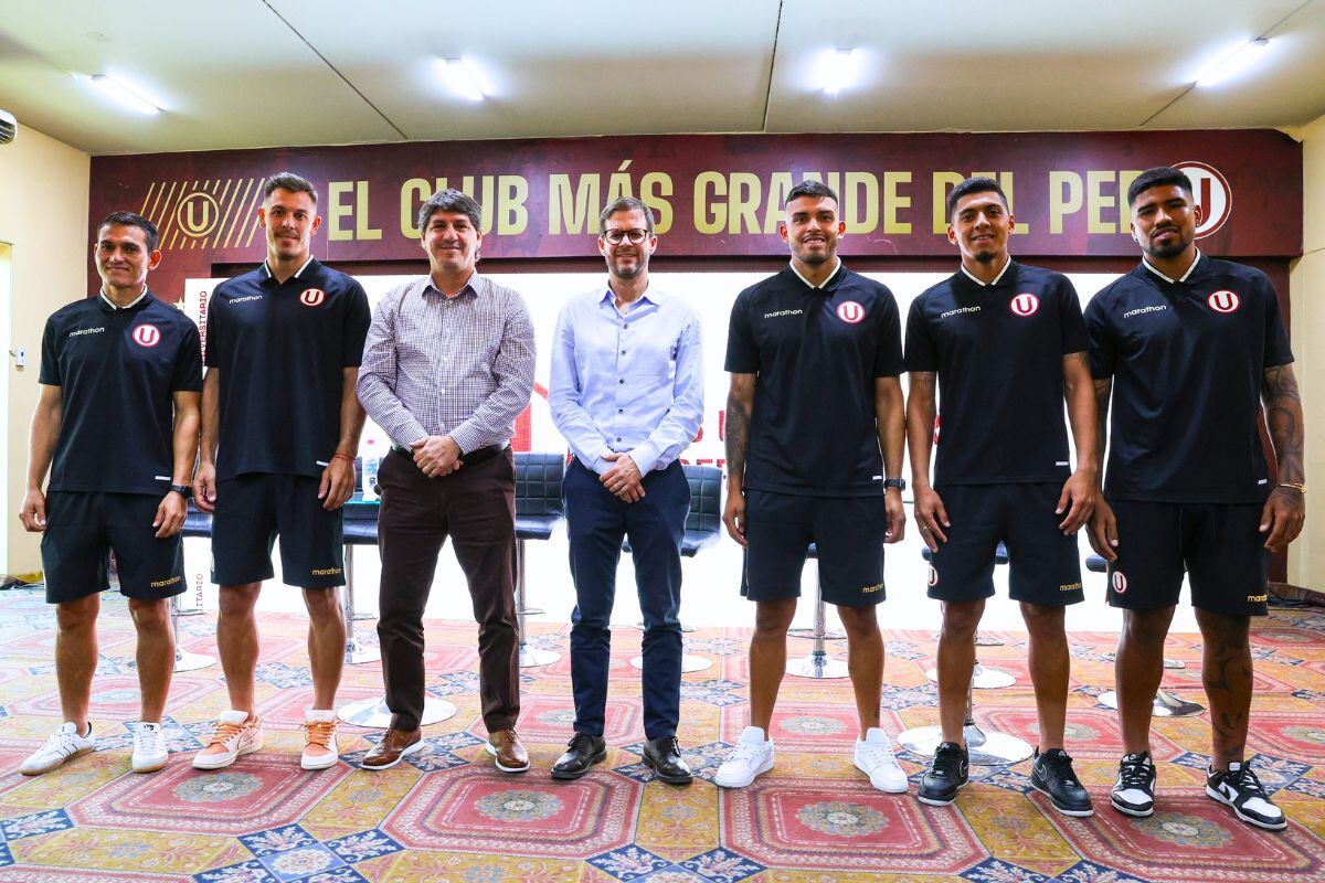 Universitario presentó a los nuevos cinco refuerzos para campaña 2025 (Foto: @universitario1924)
