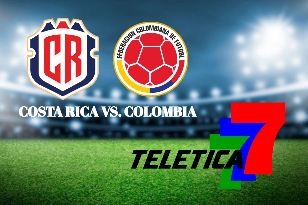 En la señal de Teletica se pudo observar el partido de Costa Rica vs. Colombia de la Copa América 2024. (Foto: Composición Depor)