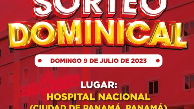 Lotería Nacional de Panamá del 9 de julio: resultados del Sorteo Dominical