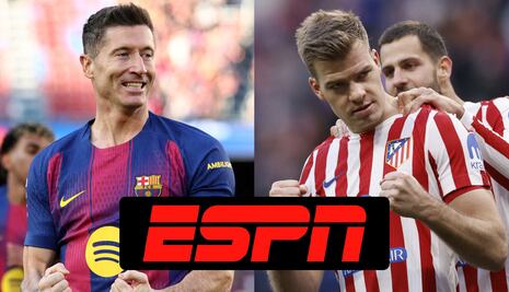 ESPN EN VIVO GRATIS — ver Atlético Madrid vs. FC Barcelona por Fútbol TV y Disney Plus Premium