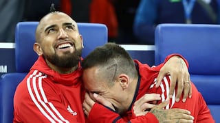 Se fue su amigo: la pena de Ribéry por la marcha de Arturo Vidal al Barcelona [VIDEO]