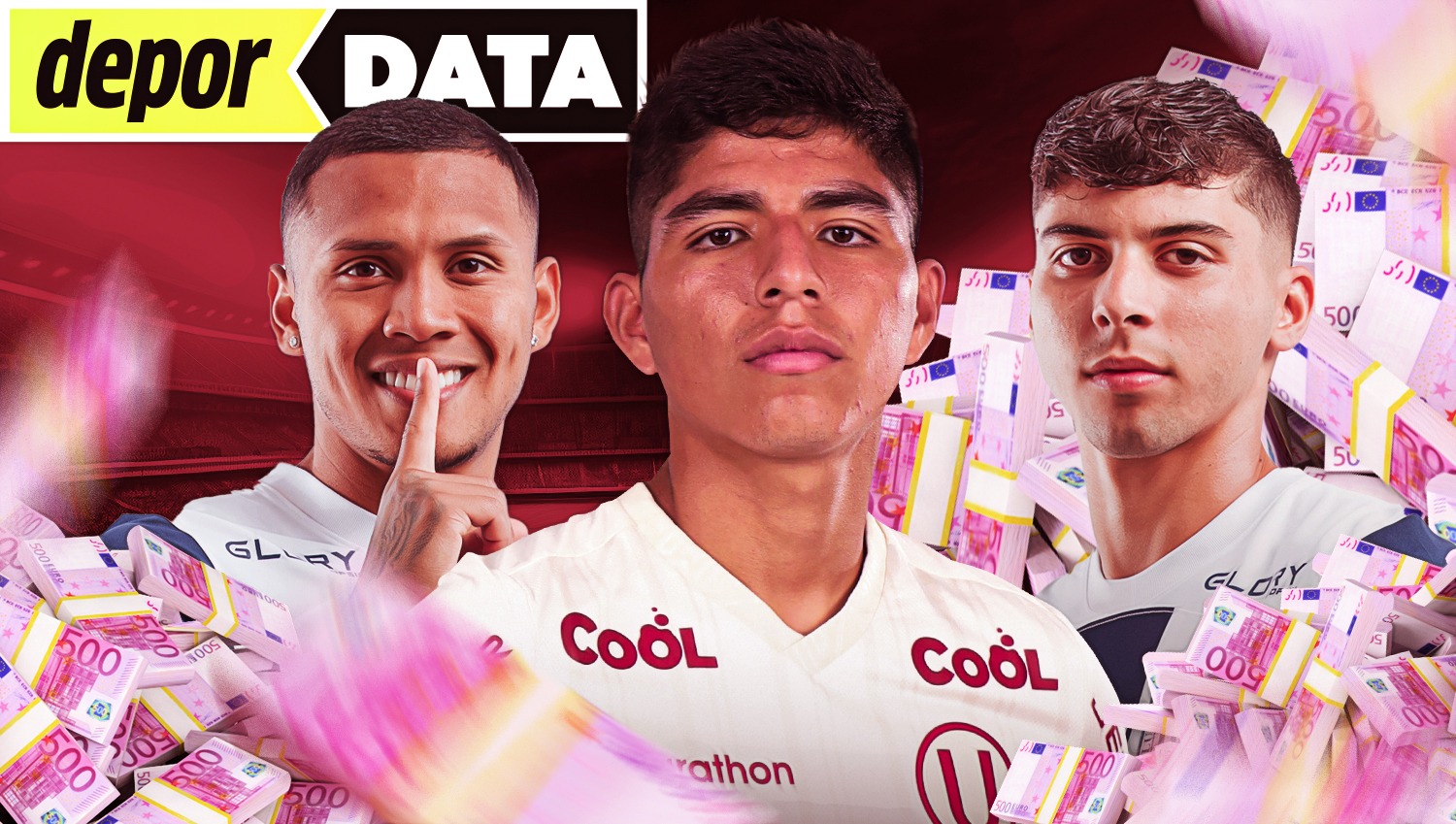 ¿En cuánto aumentaría el valor de mercado de Quispe, Zanelatto y Reyna si salen campeones? (Diseño: Depor)