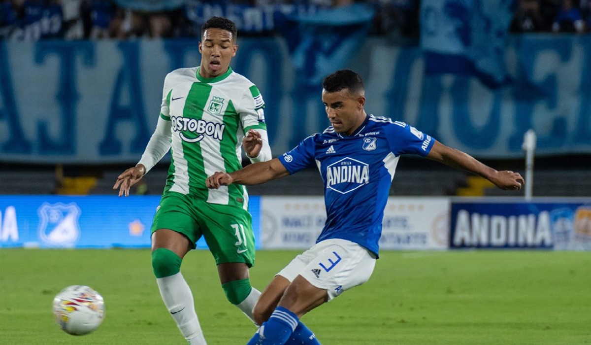 Millonarios vs. Nacional se enfrentaron por la final de Copa BetPlay. (Diseño: @MillosFCoficial)