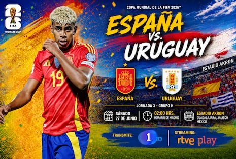 ⭕ VER La 1 HD (RTVE Play Mundial) EN VIVO | Transmisión del España — Uruguay GRATIS por señal abierta