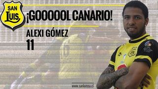 Alexi Gómez anotó su primer gol en San Luis del fútbol chileno