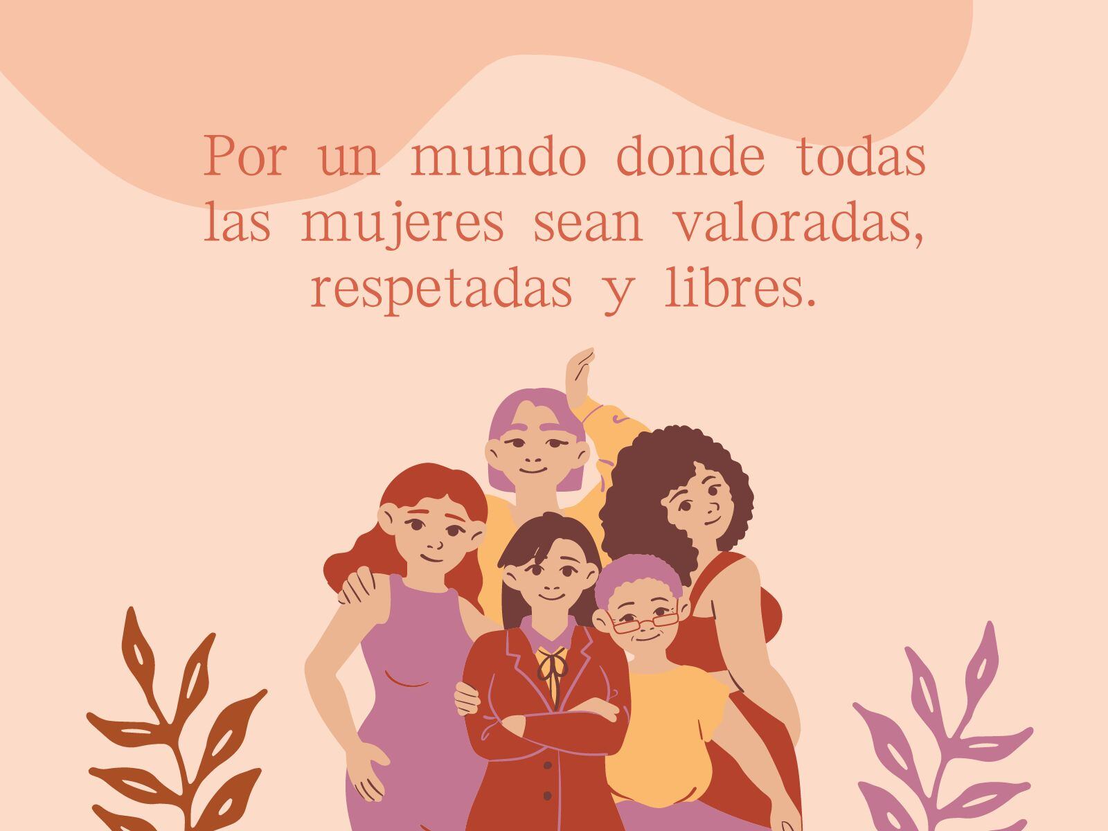 Frases para conmemorar y felicitar por redes sociales el 8M | Foto: Composición / Canva