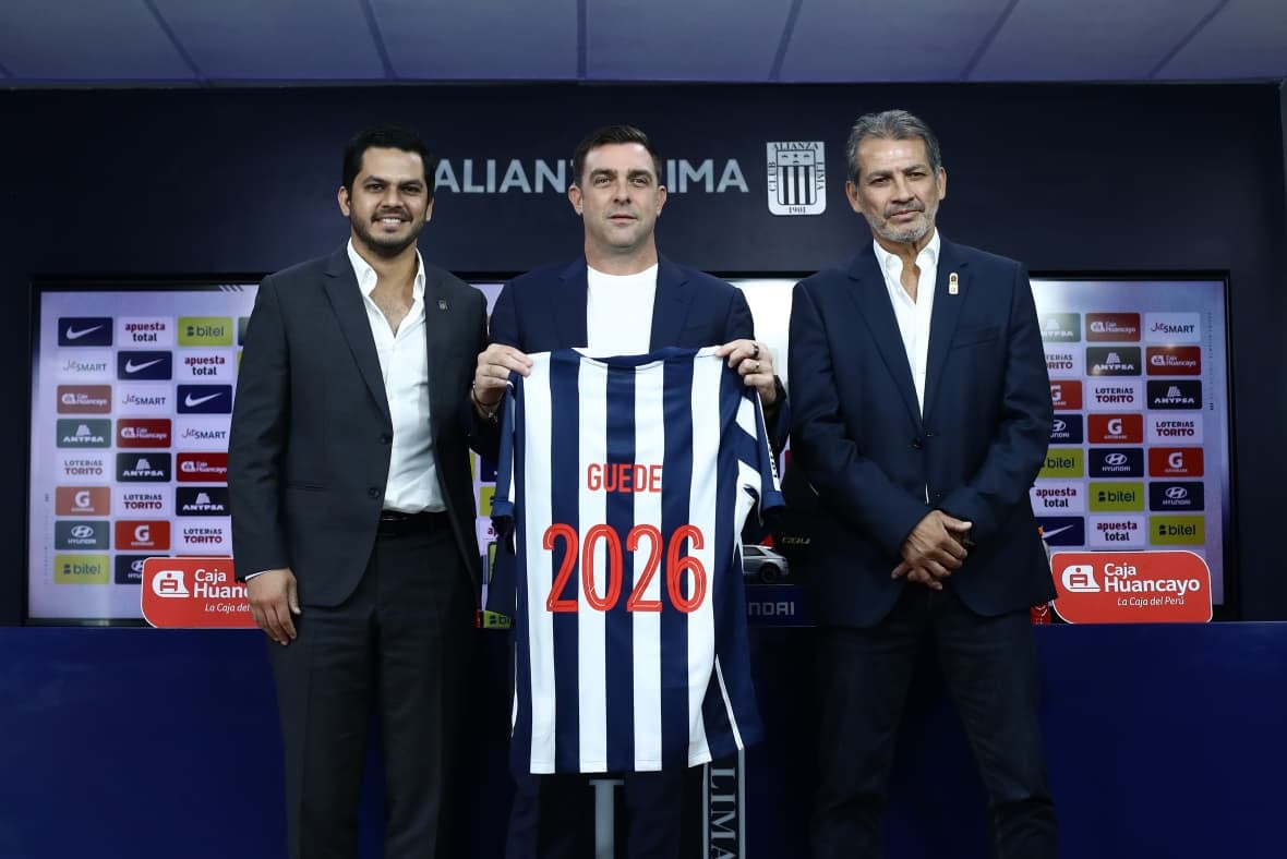Pablo Guede fue presentado en Alianza Lima. (Foto: Jesús Saucedo / GEC)