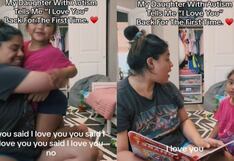 Madre se emociona hasta las lágrimas cuando su hija autista le dice “te amo” por primera vez