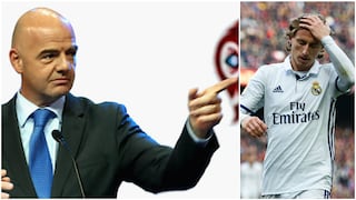 La irónica respuesta del presidente de FIFA a Modric por criticar el videoarbitraje