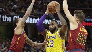 Con un inmenso LeBron James: Los Angeles Lakers vencieron 109-105 a los Cavaliers por NBA