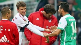 Bayern Munich lamentó ausencia de Claudio Pizarro en el Allianz Arena