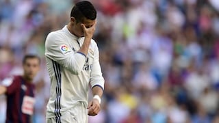 Real Madrid igualó 1-1 con Eibar en el Bernabéu pese al tanto de Bale