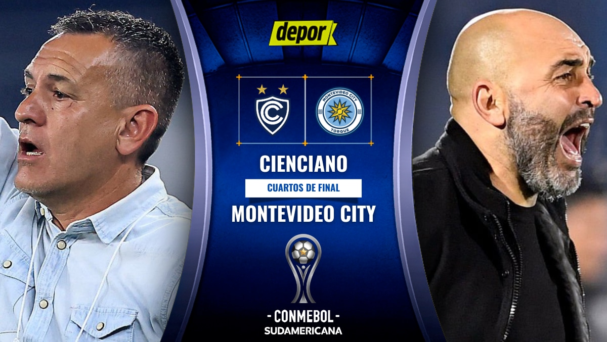 Cienciano vs. Montevideo City se enfrentan por la ida de los cuartos de final de la Copa Sudamericana 2026, con la transmisión de DIRECTV, DSports y DGO. (Diseño: Depor)