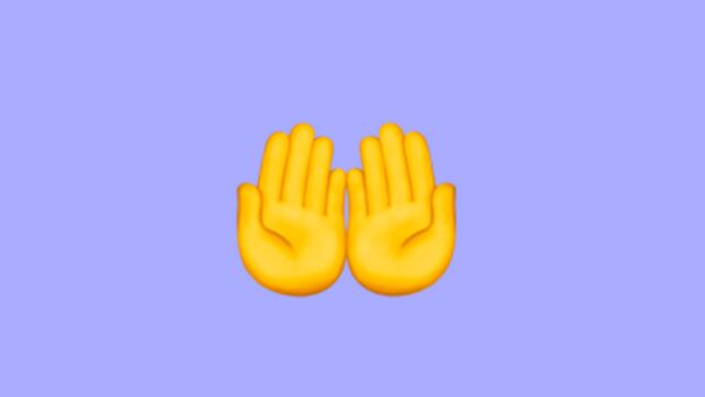 WhatsApp: qué significa el emoji de las palmas juntas
