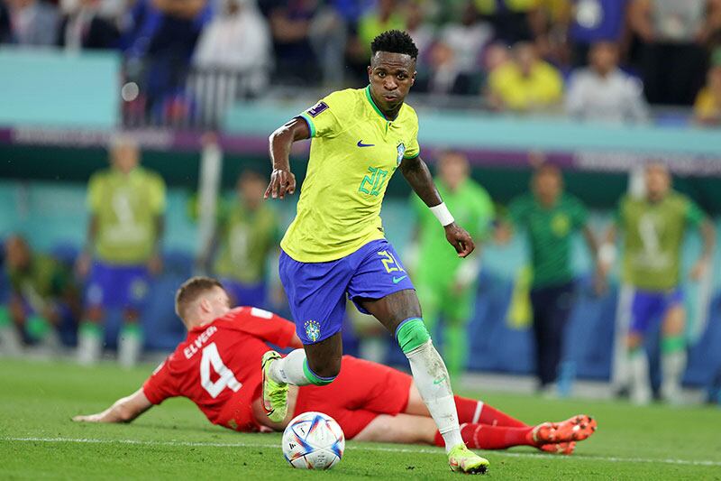 Vinicus Jr. en la Copa Mundial de Qatar 2022 (Fuente:diebilderwelt / Alamy Stock Photo)