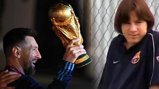 ¿Qué le diría el Messi campeón del mundo al pequeño ‘Leo’ que recién llegó al Barcelona?