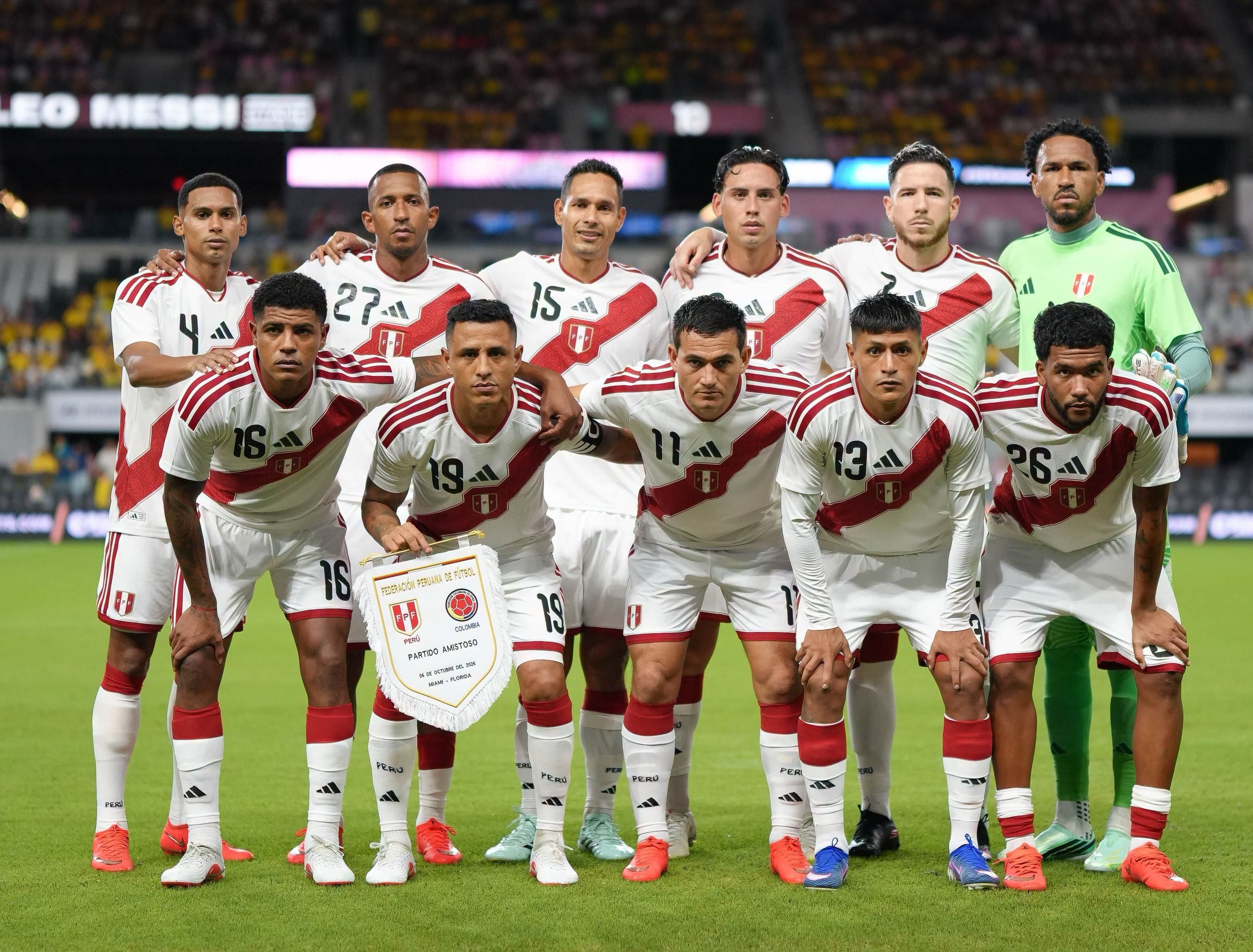 Este fue el 11 de Perú en el último amistoso ante Colombia. (Foto: FPF)