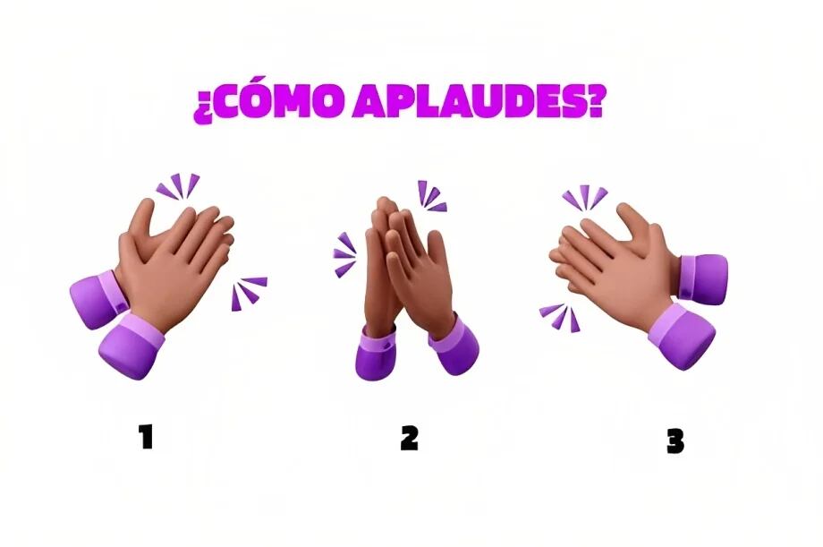 La posición de tus manos al aplaudir revelará si tienes mente maliciosa o no. (Foto: Genial.Guru)