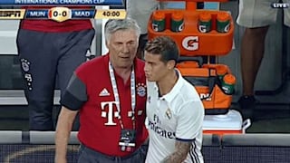 Así empezó todo: James ya 'coquetaba' con Ancelotti y el Bayern hace un año [VIDEO]