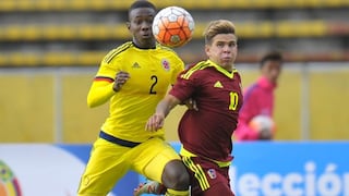 Colombia y Venezuela empataron 1-1 en el hexagonal final del Sudamericano Sub 20