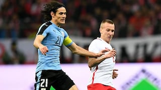 Uruguay y Polonia empataron sin goles en amistoso rumbo a Rusia 2018