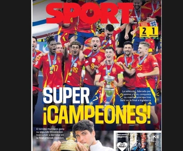 La reacción de la prensa internacional por la cuarta Eurocopa de España