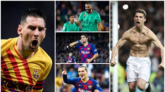 A Messi y CR7 no lo alcanzan ni en otra década: los máximos goleadores de LaLiga durante entre 2010-2019 [FOTOS]