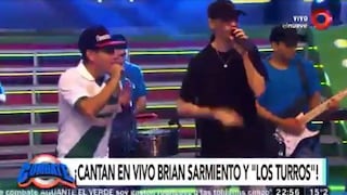 Brian Sarmiento se luce fuera de las canchas: así cantó y bailó en programa en vivo en Argentina
