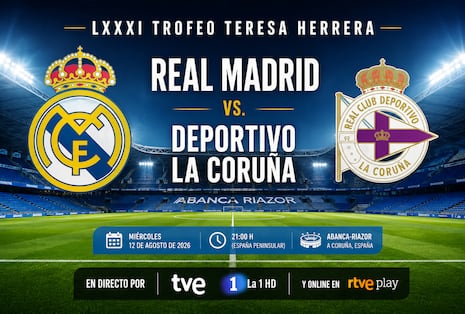 RTVE Play y Canal La 1 HD EN DIRECTO — cómo ver partido Real Madrid — Deportivo La Coruña por TV y Online