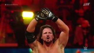 ¡Domó a la 'víbora'! AJ Styles venció a Randy Orton con un 'Súper codazo' en WrestleMania 35 [VIDEO]