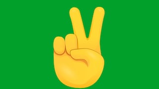 Esto significa el emoji de la mano con dos dedos en WhatsApp