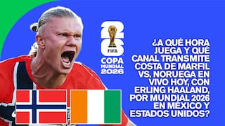 ⚽ Canales TV que transmiten Costa de Marfil vs. Noruega EN VIVO AHORA, con Erling Haaland, por Mundial 2026 en México y Estados Unidos