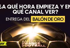 En qué canales TV ver el Balón de Oro 2024: a qué hora inicia la transmisión desde Francia
