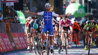 Giro de Italia 2017: Fernando Gaviria hizo historia y consiguió su cuarto triunfo en la etapa 13