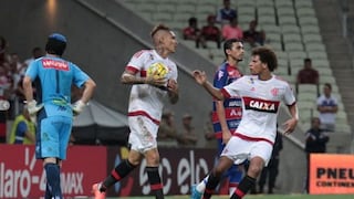 Paolo Guerrero anotó gol con Flamengo a Fortaleza en Copa de Brasil