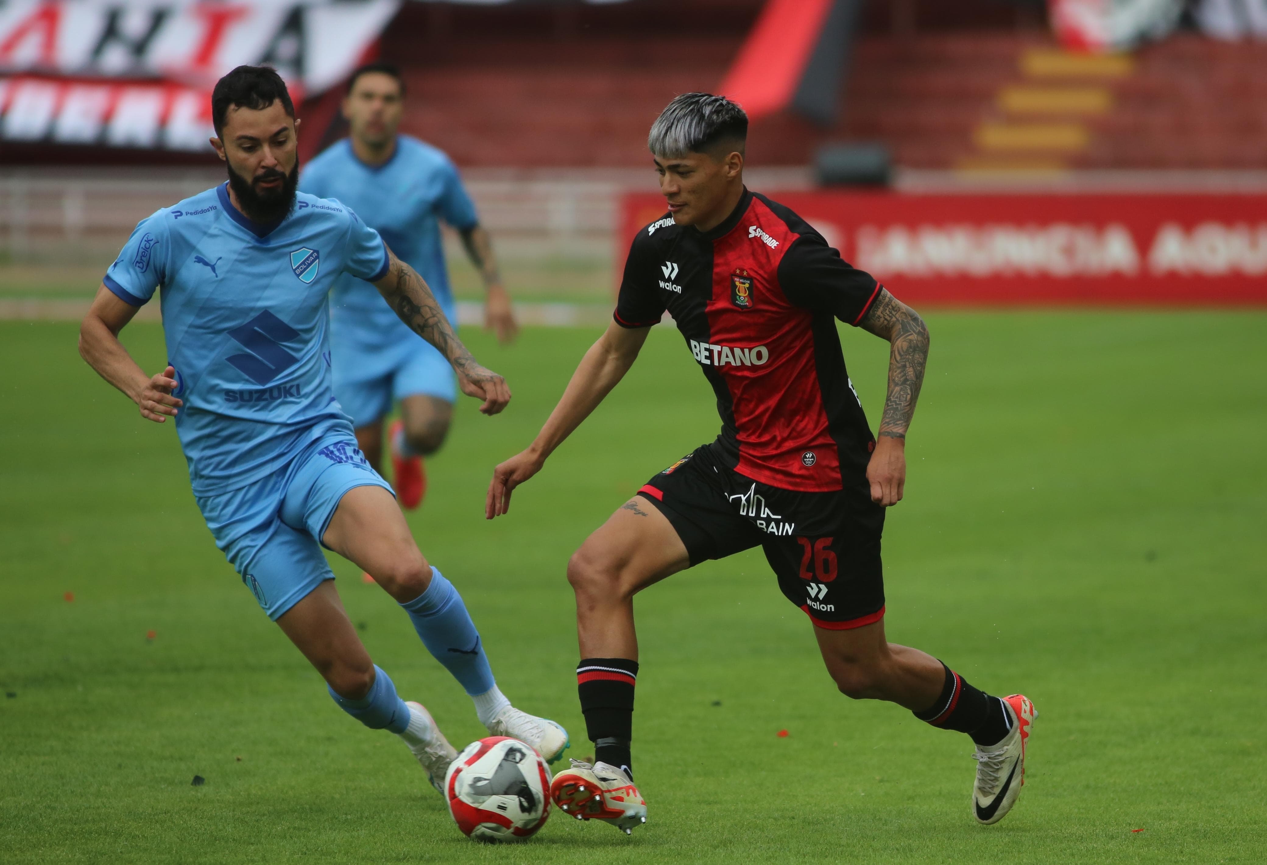 Melgar y Bolívar igualaron 1-1 en la 'Tarde Rojinegra 2024'. (Foto: Leonardo Cuito / GEC)