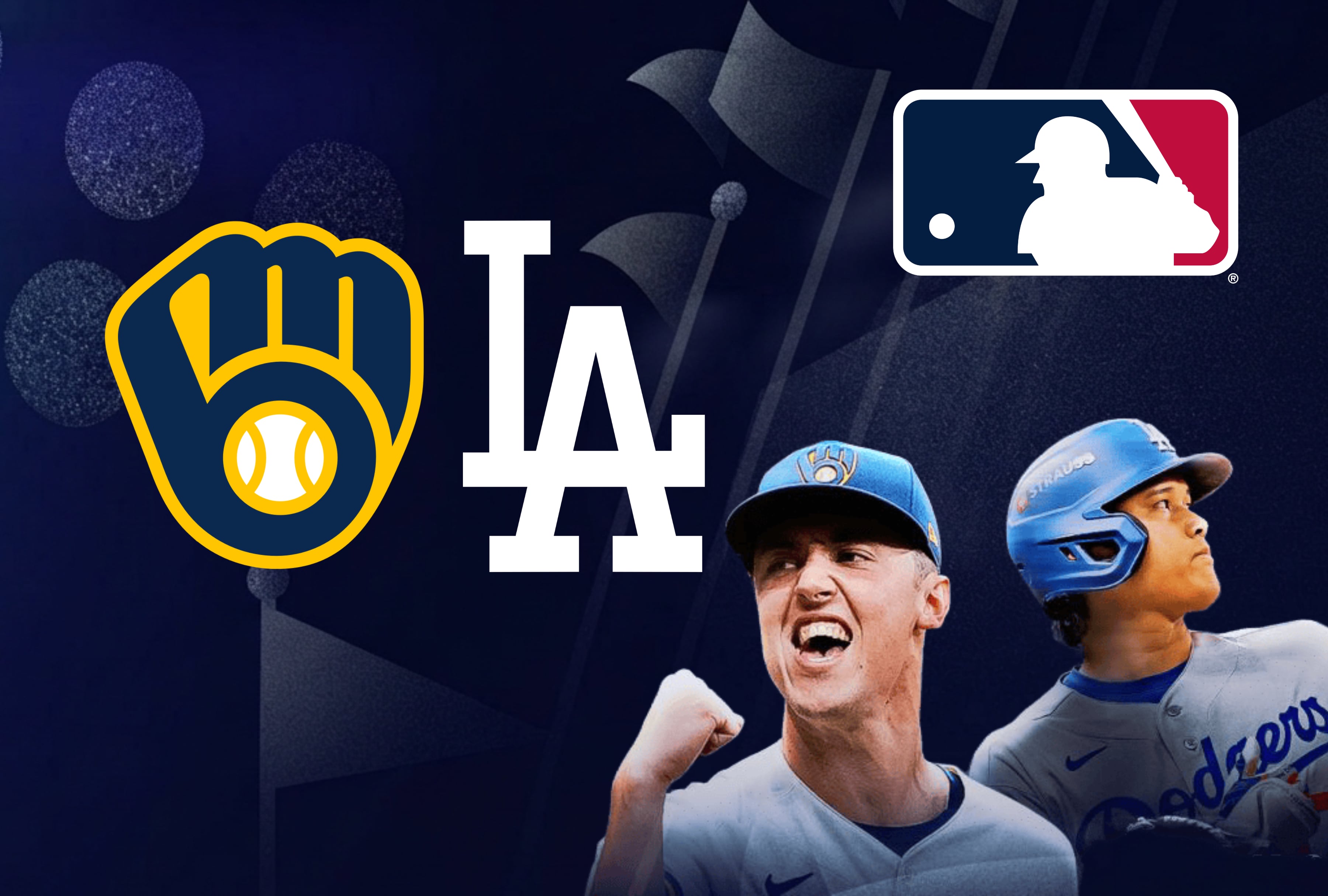 ¿En qué canal transmiten Brewers vs. Dodgers EN VIVO hoy por los playoffs de la MLB 2026?