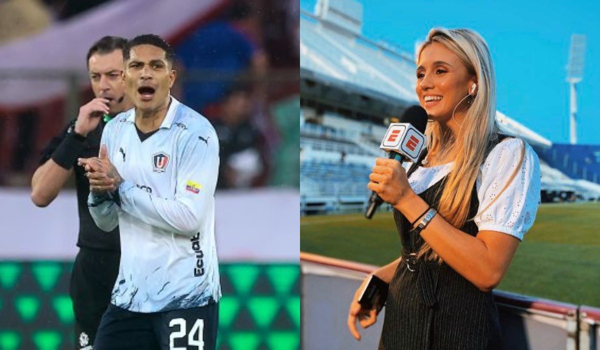 Paolo Guerrero anotó un doblete en la victoria de Liga de Quito vs. Defensa y Justicia. (Foto: Composición)