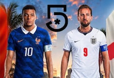 Canal 5 EN VIVO GRATIS — dónde ver partido Inglaterra vs. Francia por Señal abierta y Fútbol Online en México