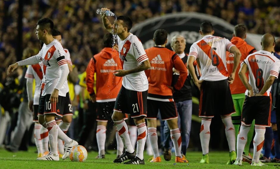 El gas pimienta que terminó con el Boca-River en Copa Libertadores | Foto: AP/EFE/AFP/Reuters