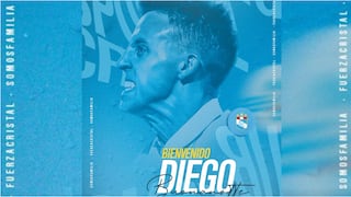 ¡Es oficial! Sporting Cristal anunció el fichaje de Diego Buonanotte para la Liga 1