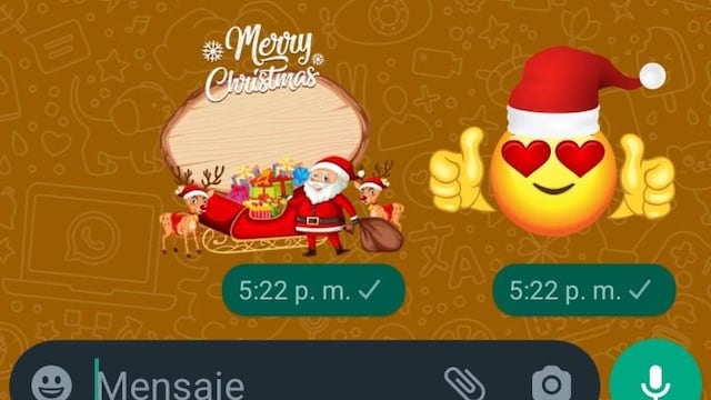Aprende a descargar los mejores stickers de Navidad 2023 para WhatsApp 