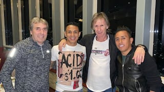 Ricardo Gareca y Néstor Bonillo se reunieron con Christian Cueva y Yoshimar Yotun en México