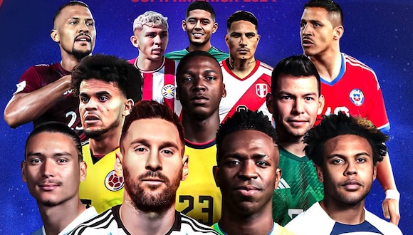 Schedules from all countries in the world to watch the opening ceremony of the Copa América 2024 and the Argentina vs. Canada match for matchday 1 of group B from Atlanta, Georgia. (Photo: TNT Sports)