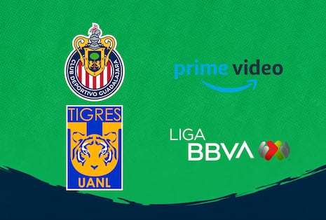 Prime VIDEO transmitió el partido Chivas de Guadalajara 1-1 Tigres UANL por Liga MX 2026